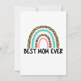 Bästa Mamma någonsin hälsningskort Kort