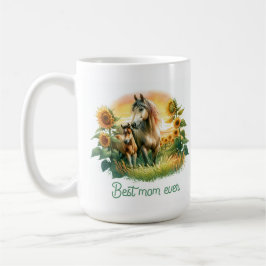 Bästa mamma någonsin Häst Kaffemugg