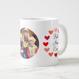 Bästa Mamma någonsin Heart Photo Mors dag Jumbo Mugg
