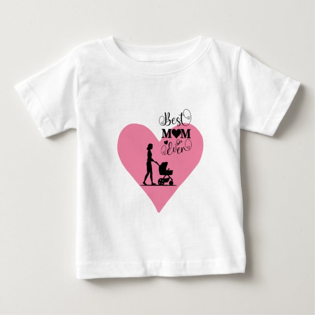 "Bästa Mamma någonsin - hjärtslitna ögonblick" T Shirt (Framsida)
