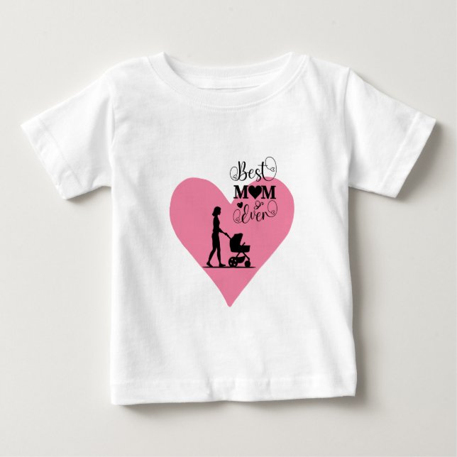 "Bästa Mamma någonsin - hjärtslitna ögonblick" T Shirt (Framsida)
