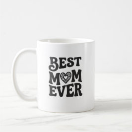 Bästa mamma någonsin humor om moderskap kaffemugg
