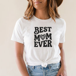 Bästa mamma någonsin humor om moderskap t shirt