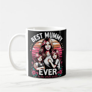 Bästa mamma någonsin i hela världen kaffemugg