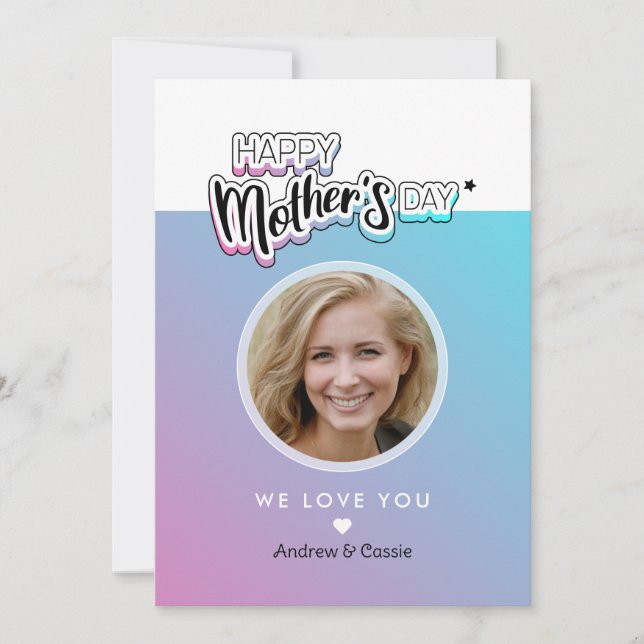 Bästa mamma någonsin inbjudningar (Framsida)