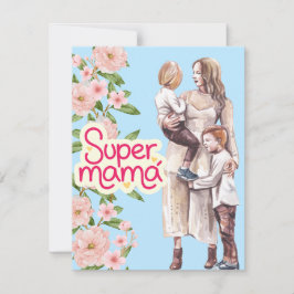 Bästa mamma någonsin julkort