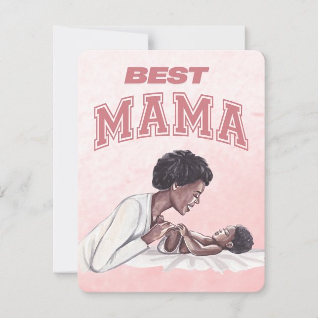 Bästa mamma någonsin  julkort (Framsida)