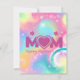 Bästa mamma någonsin julkort