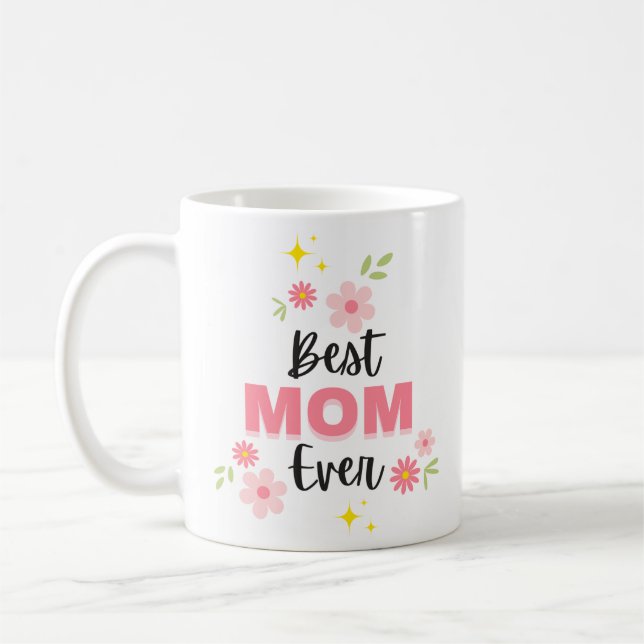 Bästa Mamma någonsin Kaffemugg (Vänster)