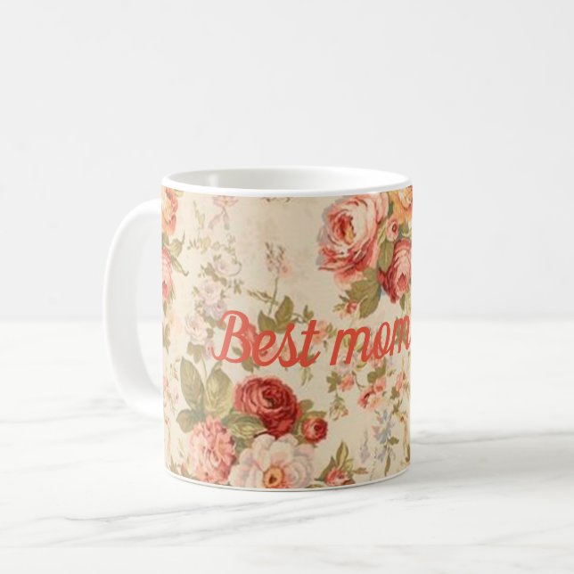 Bästa mamma någonsin kaffemugg (Framsida vänster)