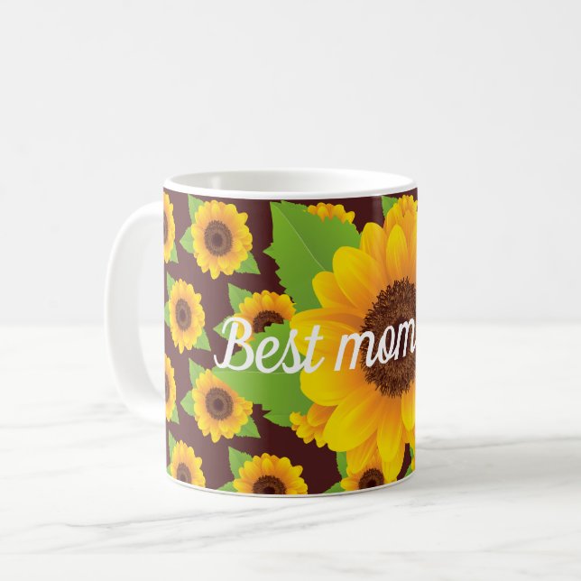Bästa mamma någonsin kaffemugg (Framsida vänster)