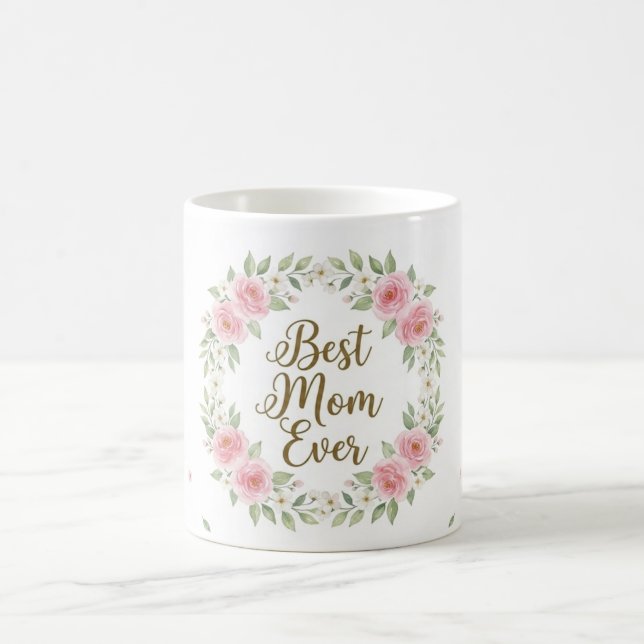 Bästa mamma någonsin kaffemugg (Center)