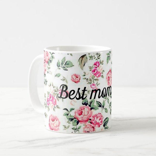 Bästa mamma någonsin kaffemugg (Framsida vänster)
