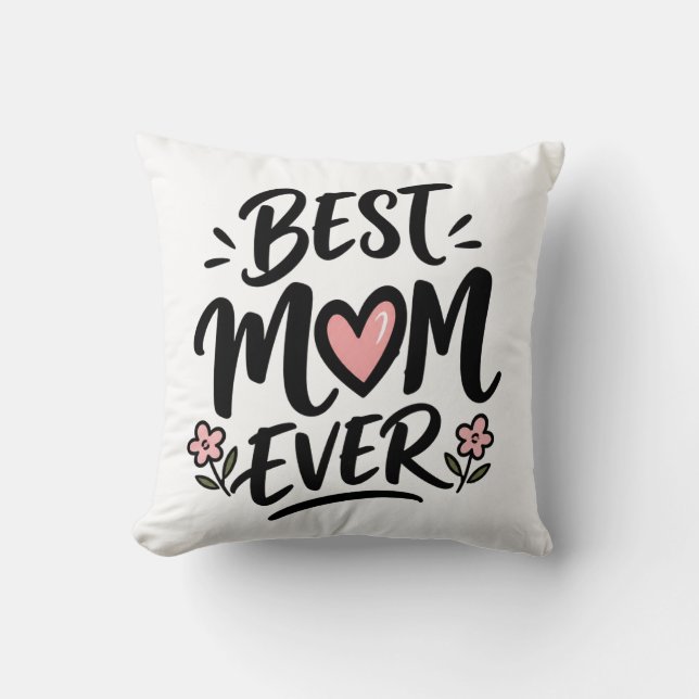 Bästa mamma någonsin kärlek kudde (Framsida)