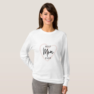 Bästa mamma någonsin kärlek t-shirt