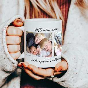 Bästa Mamma någonsin Kids Namn Kaffemugg