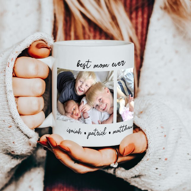 Bästa Mamma någonsin Kids Namn Kaffemugg (Skapare uppladdad)
