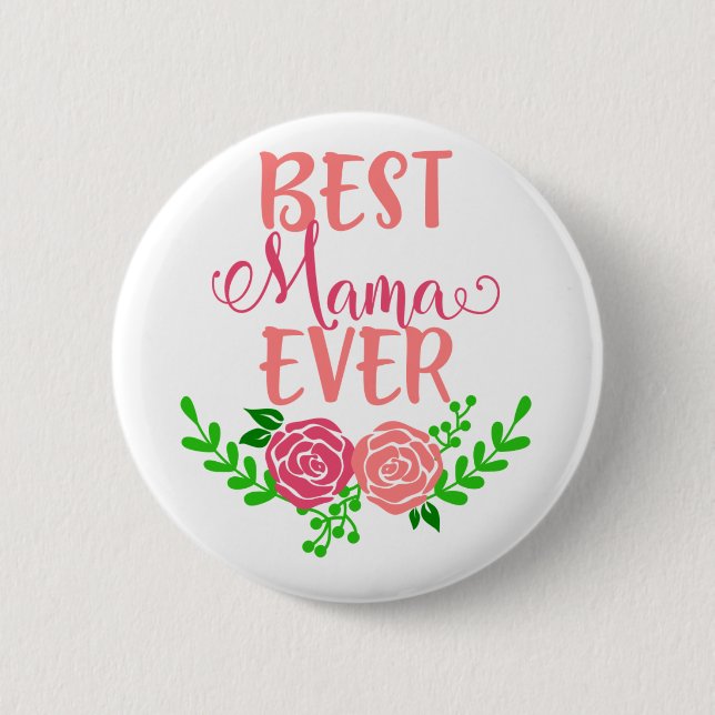 Bästa mamma någonsin knapp (Framsida)
