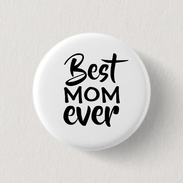 Bästa mamma någonsin knapp (Framsida)