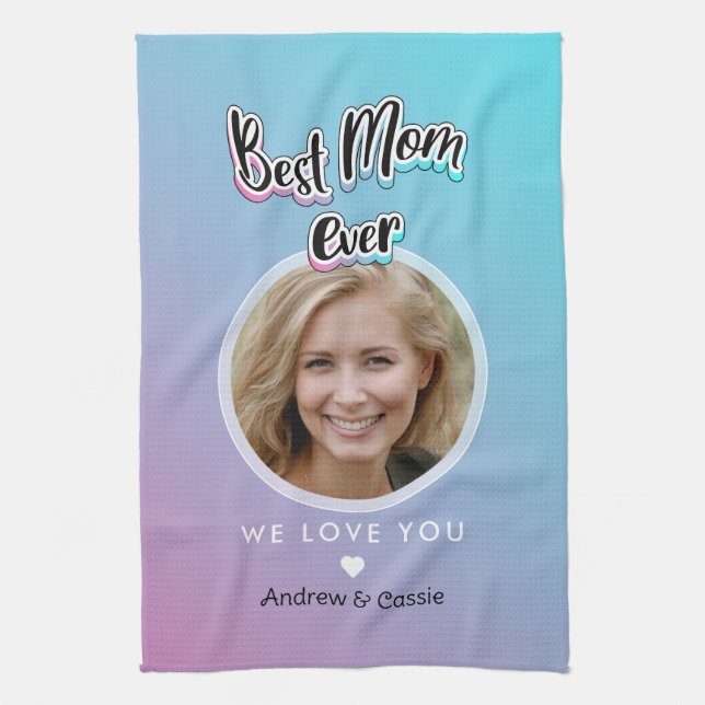 Bästa mamma någonsin kökshandduk (Vertikal)