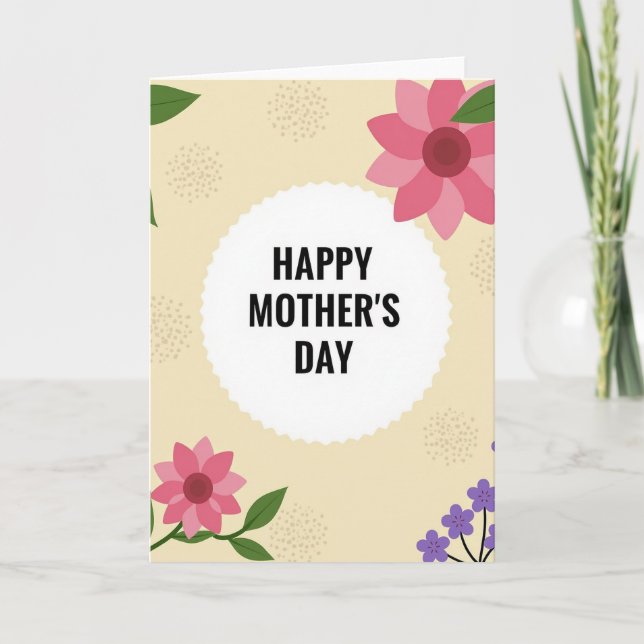 Bästa mamma någonsin-kort kort (Framsida)