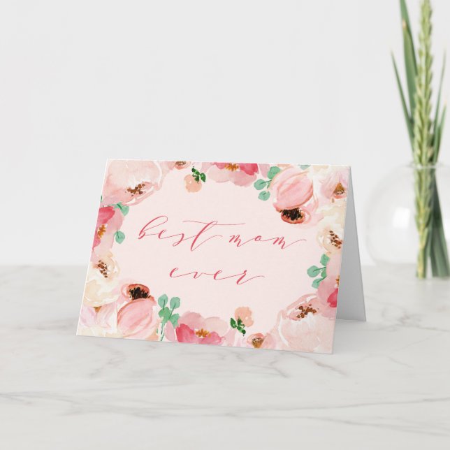 Bästa Mamma någonsin-kort | Mors dag-kort Kort (Framsida)