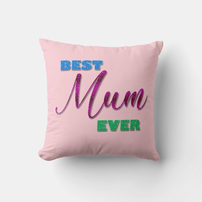 Bästa mamma någonsin   Kuddcase Kudde (Framsida)