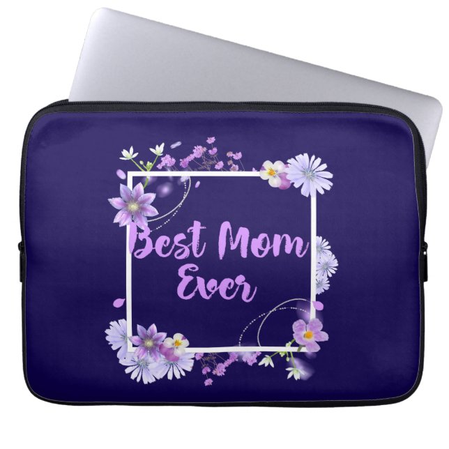 Bästa Mamma någonsin Laptop Fodral (Framsidan)
