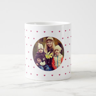 Bästa Mamma någonsin Little Heart Photo Mors dag Jumbo Mugg