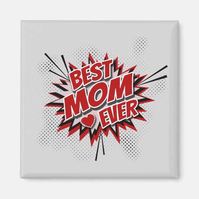 Bästa Mamma någonsin Magnet (Framsidan)