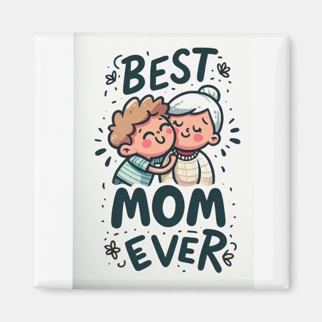 Bästa Mamma någonsin Magnet (Framsidan)