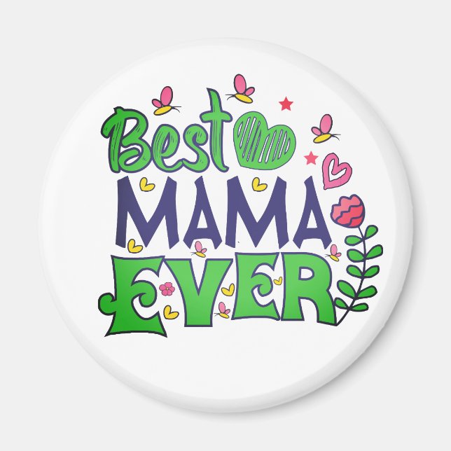 Bästa mamma någonsin magnet (Framsidan)