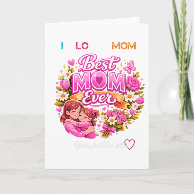 Bästa mamma någonsin - mamma6 kort (Framsida)