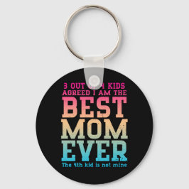 Bästa Mamma någonsin Mamma av 3 barn från Mors dag Nyckelring