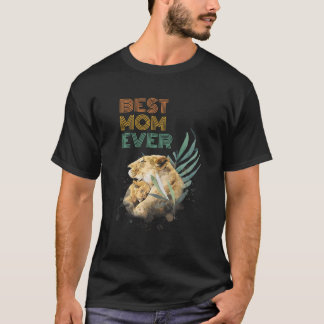Bästa Mamma någonsin Mamma Lioness Animal Lejonare T Shirt