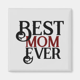 Bästa mamma någonsin, mamma mamma enkel gåva magnet