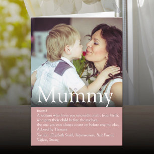 Bästa mamma någonsin, Mamma, Mor Definition Foto Kort