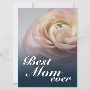 Bästa Mamma någonsin med Big Rosa ros