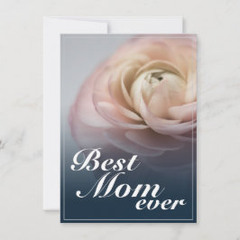 Bästa Mamma någonsin med Big Rosa ros