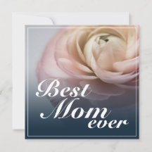 Bästa Mamma någonsin med Big Rosa ros