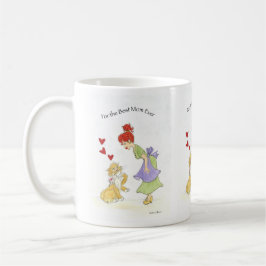 Bästa mamma någonsin med katt kaffemugg
