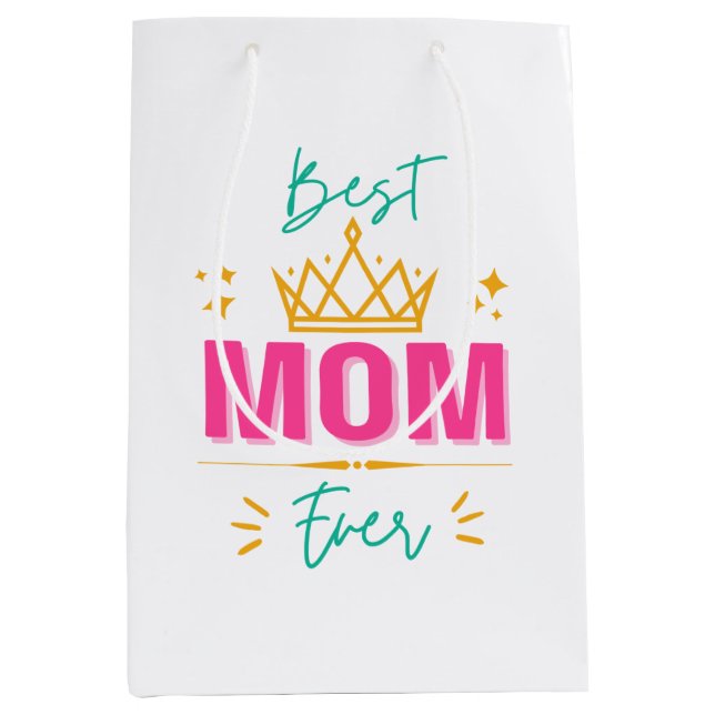 Bästa Mamma någonsin med Krona - Royal Gift för Mo (Framsidan)
