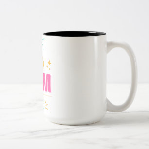 Bästa Mamma någonsin med Krona - Royal Gift för Mo Två-Tonad Mugg