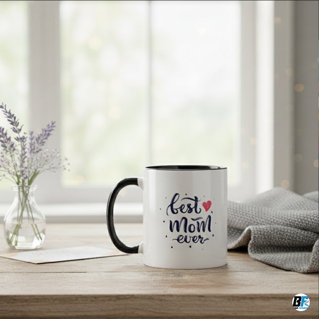 Bästa Mamma någonsin med Mamma-foto, Mors dag-gåvo Mugg (Skapare uppladdad)