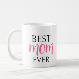 Bästa mamma någonsin med namn kaffemugg