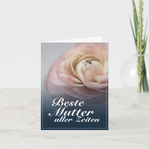Bästa mamma någonsin med stor rosa ros kort