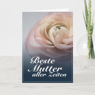 Bästa mamma någonsin med stor rosa ros kort