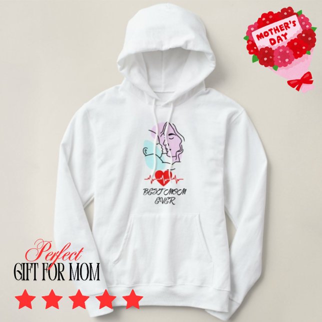 Bästa Mamma någonsin, minimalistisk linjekonst Mor T Shirt (Skapare uppladdad)