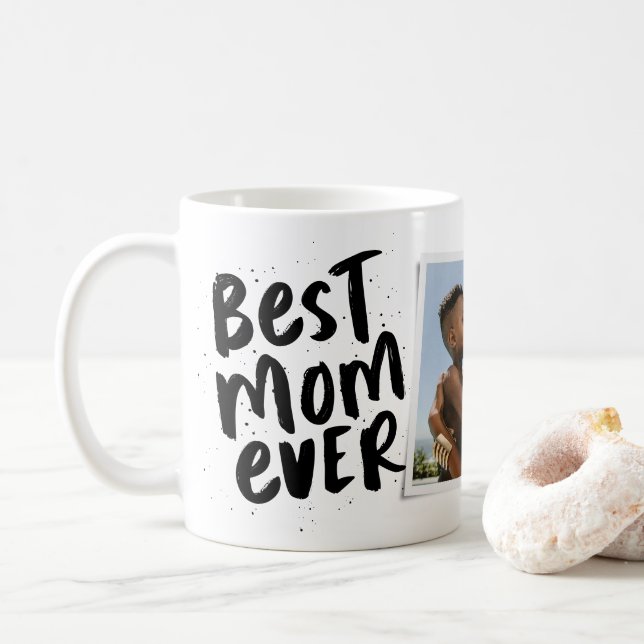 Bästa mamma någonsin, modern foto Mors dag Mugg (Med munk)