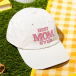 Bästa Mamma någonsin Modern Typografi-Anpassningsb Broderad Keps<br><div class="desc">Den bästa Mamma någonsin moderna Anpassningsbarna för typografi är en broderad basket som har den enkla moderna broderade texten "Bästa Mamma någonsin". Perfekt som en gåva till mamma för Mors dag,  jul,  födelsedag och annat. Skapat av Evco Studio www.zazzle.com/store/evcostudio</div>
